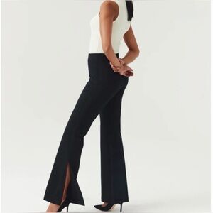 SPANX ‘The Perfect Pant’ High-Waist, Flared w/ Dual Slit. 😍Ponte Fabric. Sz XS